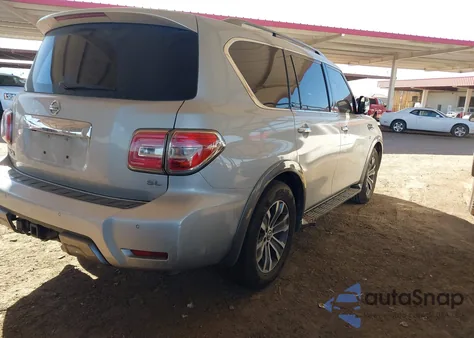 2019 Nissan Armada Sl from USA, damaged, VIN JN8AY2NC4KX511253